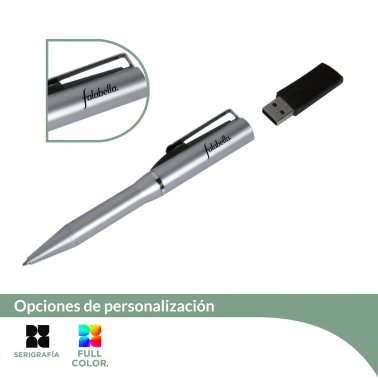Pendrive Lapicera metálica