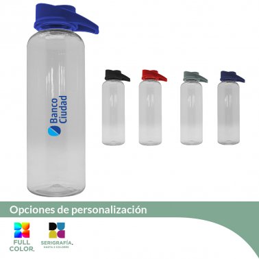 Botella Deportiva Eco 750ml con tapa a rosca