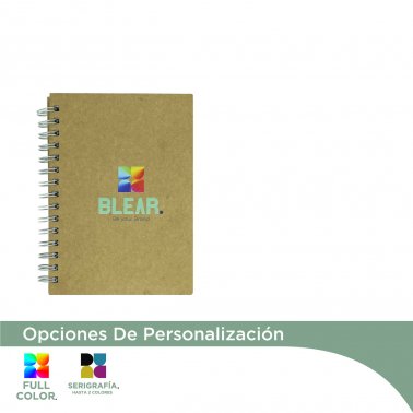 Cuaderno Eco Sustentable A5 Anillado