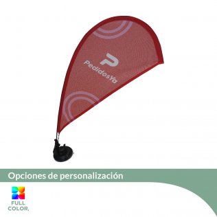 Mini fly banner - C/Impresión Full Color Frente