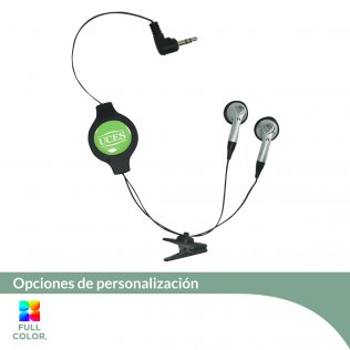 Auricular Con Cable Retractil