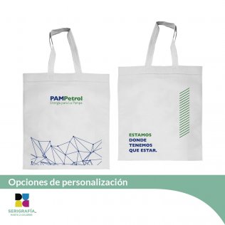 Bolsa de Friselina "Shopper" Con Manija Asa