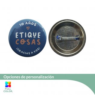 Botón Publicitario - Prendedores