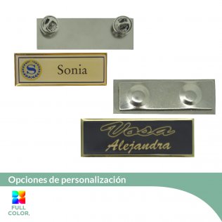 Identificadores metálicos