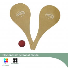 Juego de paleta y pelota