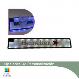 Barmat Goma con luz led - 3D Full Color Frente