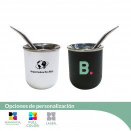 Mate Steel (full Acero) con Bombilla Pala